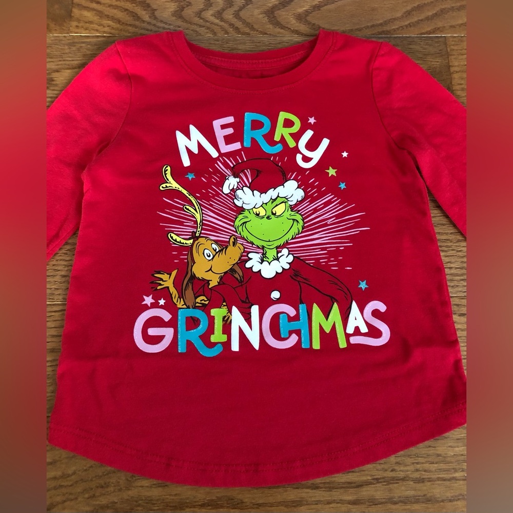 Jumping Beans The Grinch long sleeve t-shirt- size 3T